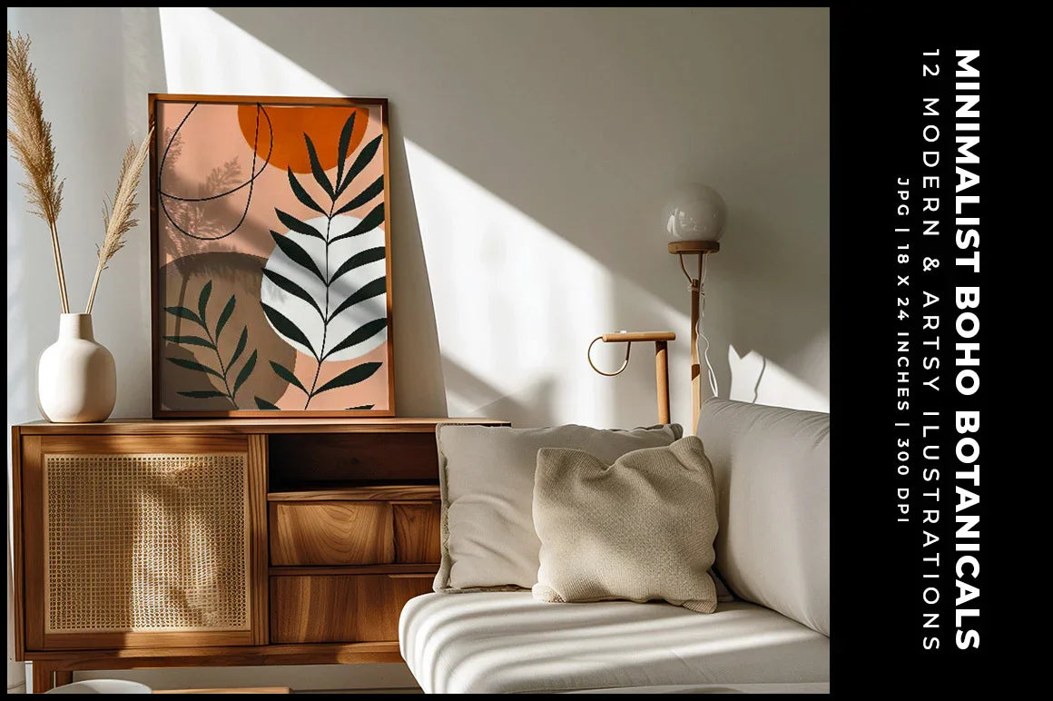 Minimalist Boho Botanicals - Wall Art - CraftNest - Digital Crafting and Art
