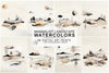 Minimalist Landscape Watercolors - Wall Art
