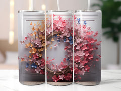 Minimalist Spring 5 Tumbler Wrap - CraftNest