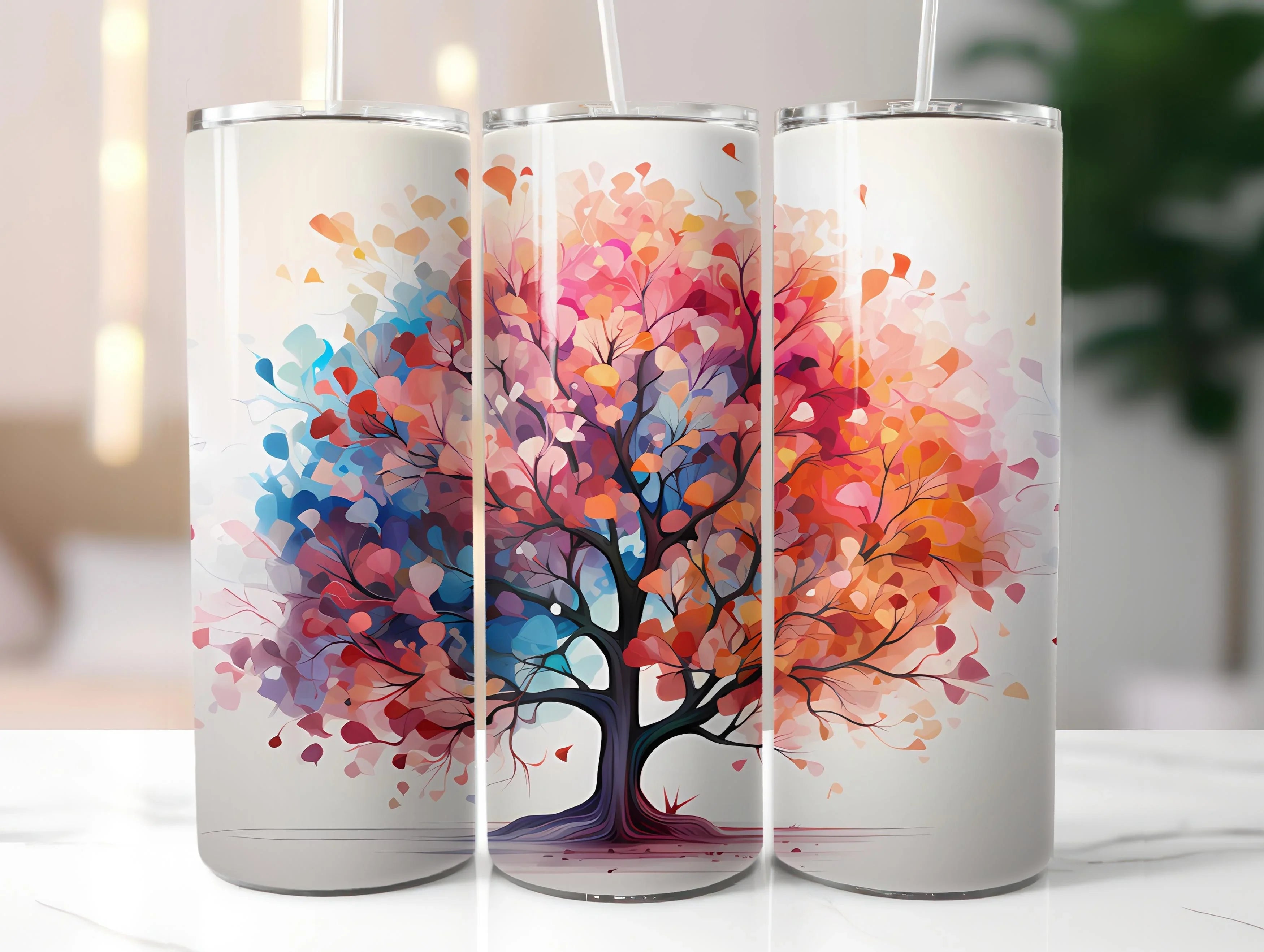 Minimalist Spring 7 Tumbler Wrap - CraftNest