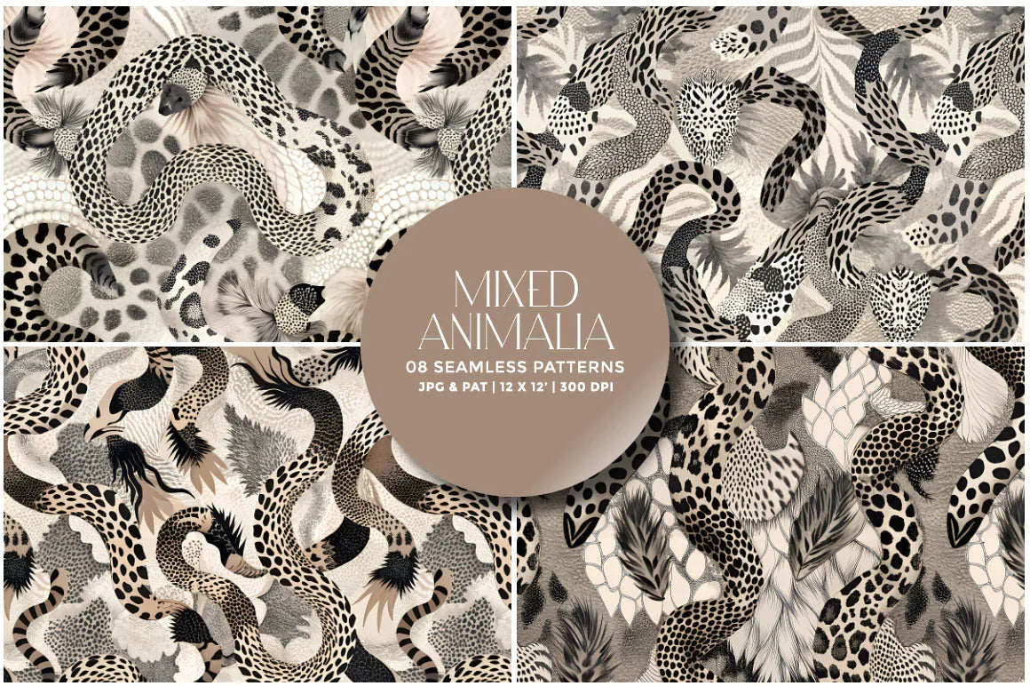 Mixed Animalia - Animal Print