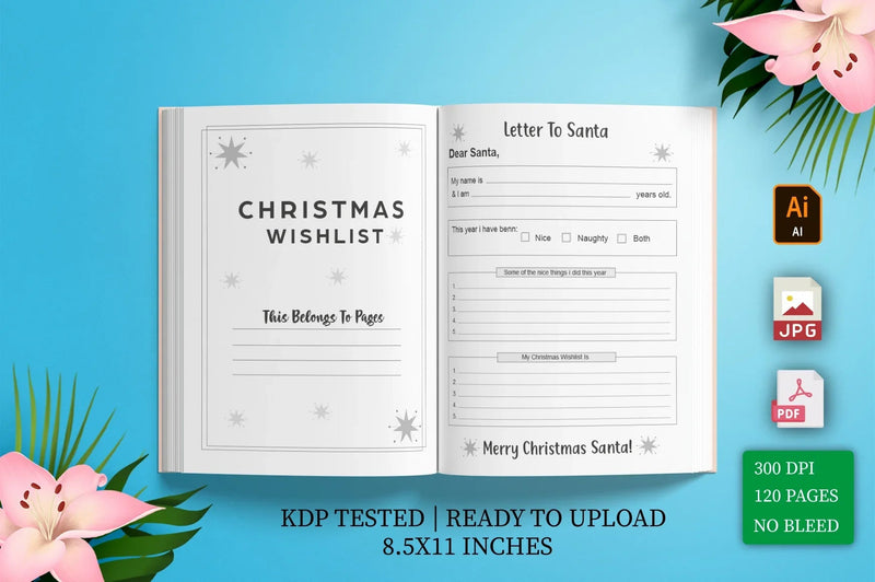 Christmas Wishlist Planner  Bundle - CraftNest - Digital Crafting and Art