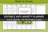Anti Anxiety Planner - Printable Planner
