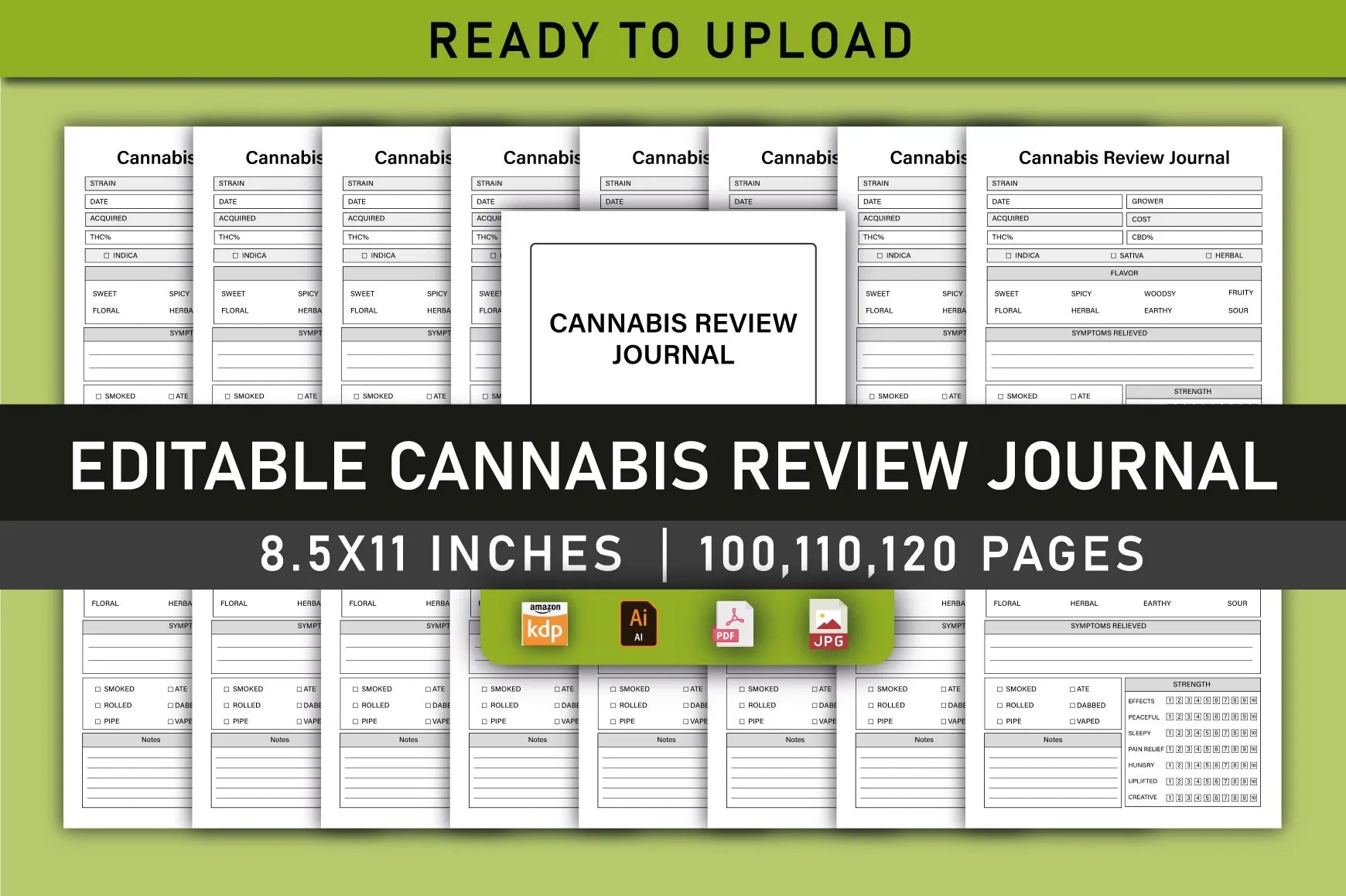 Cannabis Review Planner - CraftNest - Digital Crafting and Art