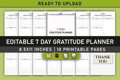 Gratitude Planner Day  Bundle - CraftNest - Digital Crafting and Art