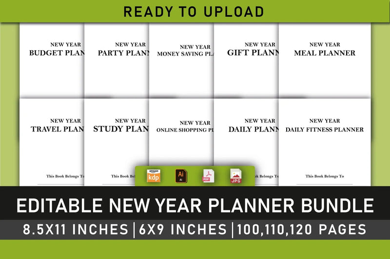New Year Planner - CraftNest - Digital Crafting and Art