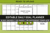 Daily Goal Planner  Bundle