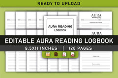 Aura Reading Logbook Planner - CraftNest - Digital Crafting and Art