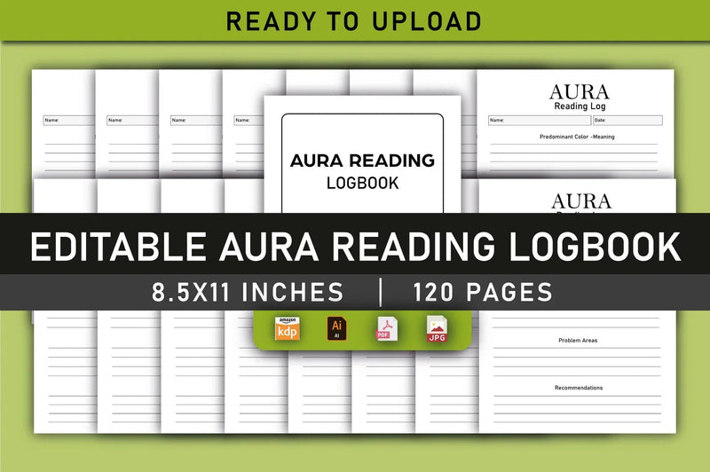 Aura Reading Logbook Planner - CraftNest - Digital Crafting and Art
