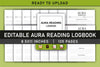 Aura Reading Logbook Planner