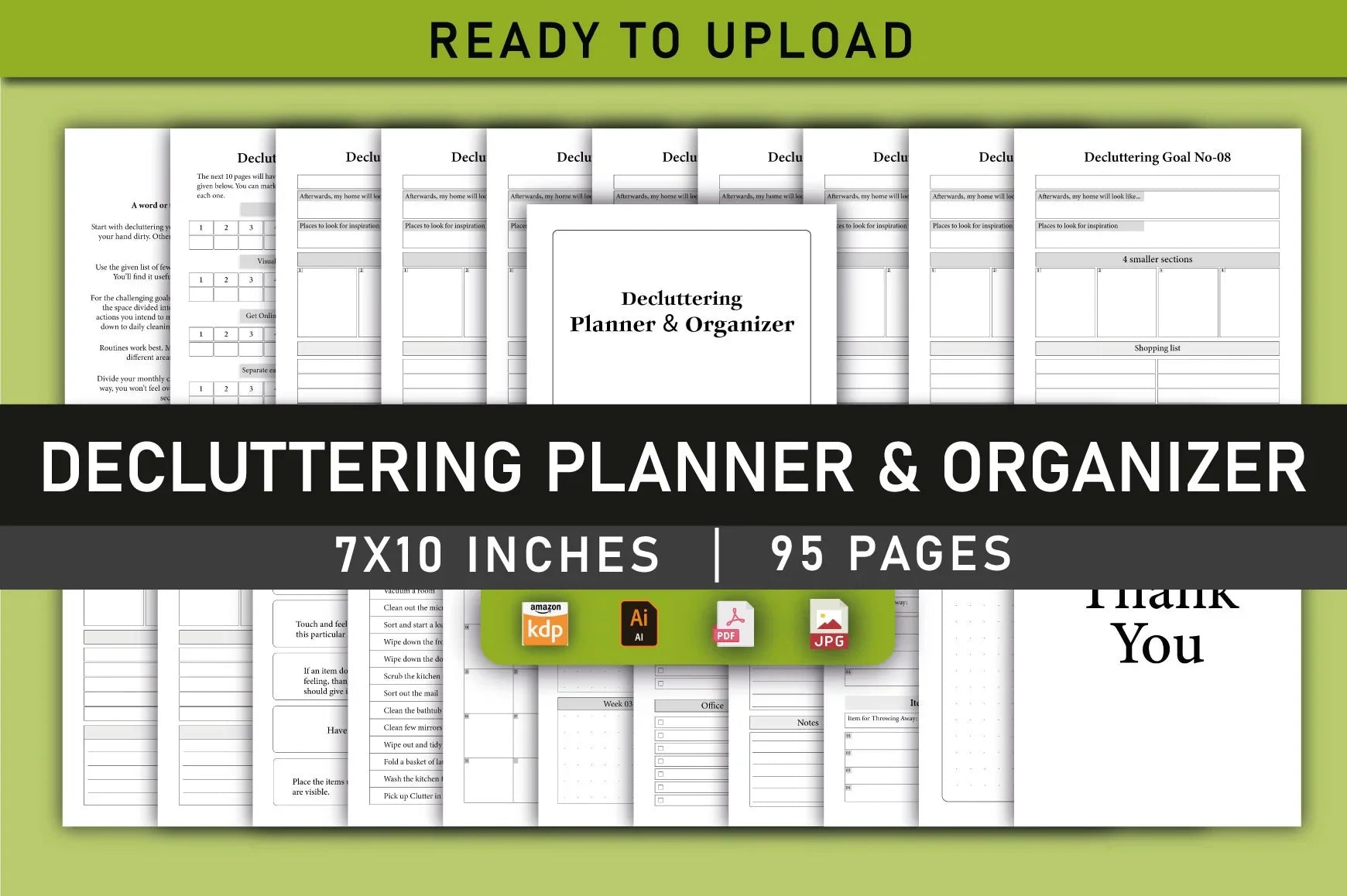 Decluttering Planner Organizer Bundle - CraftNest - Digital Crafting and Art