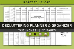Decluttering Planner Organizer Bundle - CraftNest - Digital Crafting and Art