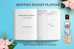 Monthly Budget Planner  Bundle - CraftNest - Digital Crafting and Art