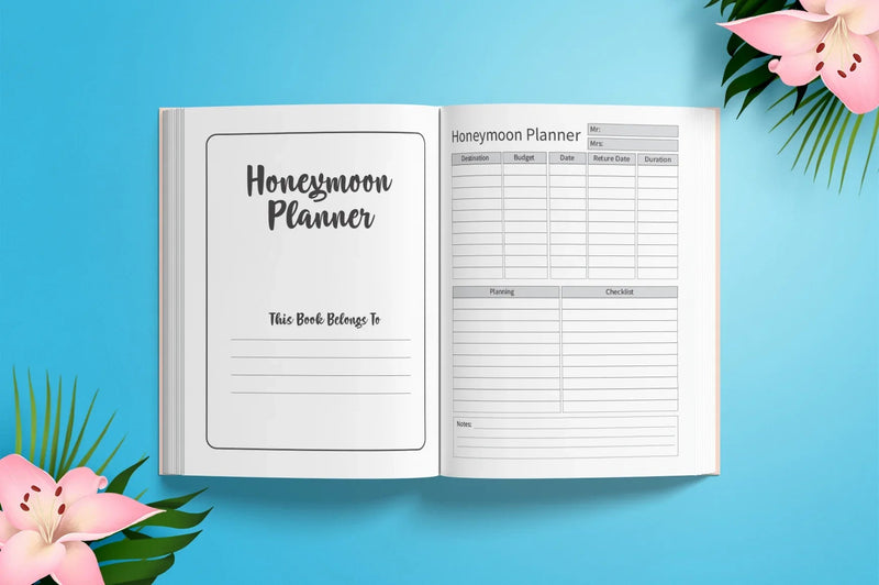 Honeymoon Planner - CraftNest - Digital Crafting and Art