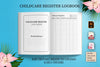 Childcare Register Logbook Planner