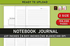 Notebook Journal - CraftNest - Digital Crafting and Art