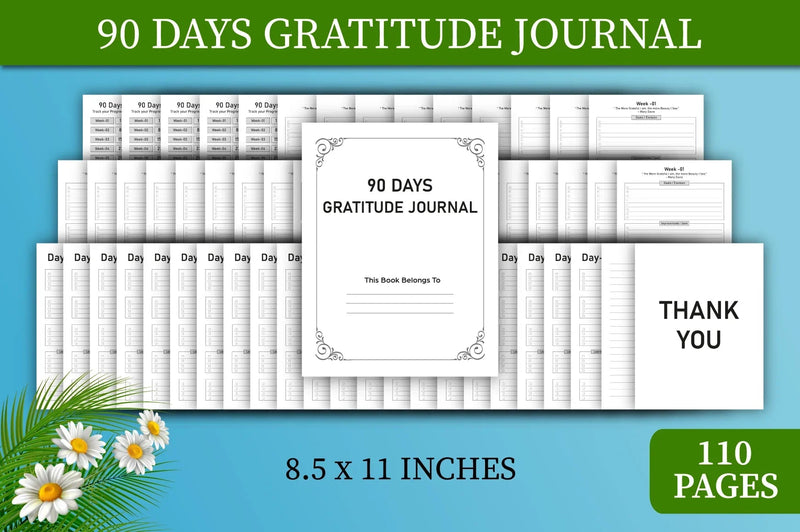 Gratitude Planner Days - Printable Planner Bundle - CraftNest - Digital Crafting and Art
