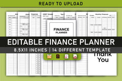 Finance Planner - CraftNest - Digital Crafting and Art