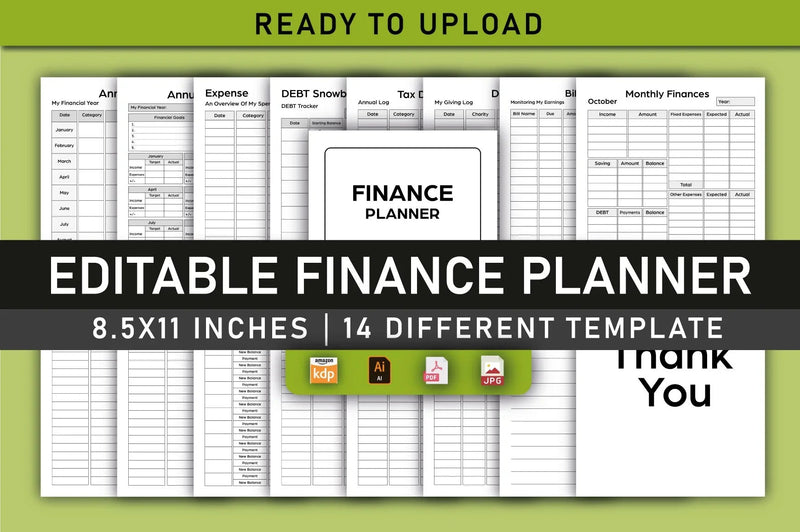 Finance Planner - CraftNest - Digital Crafting and Art
