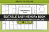 Baby Memory Book Planner