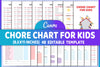 New Kids Chore Chart Planner