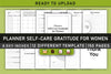 Self Care & Gratitude Planner for Women - Printable Planner