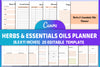 Herbs Essential Oils Planner
