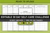 Day Self Care Challenge Planner - Printable Bundle