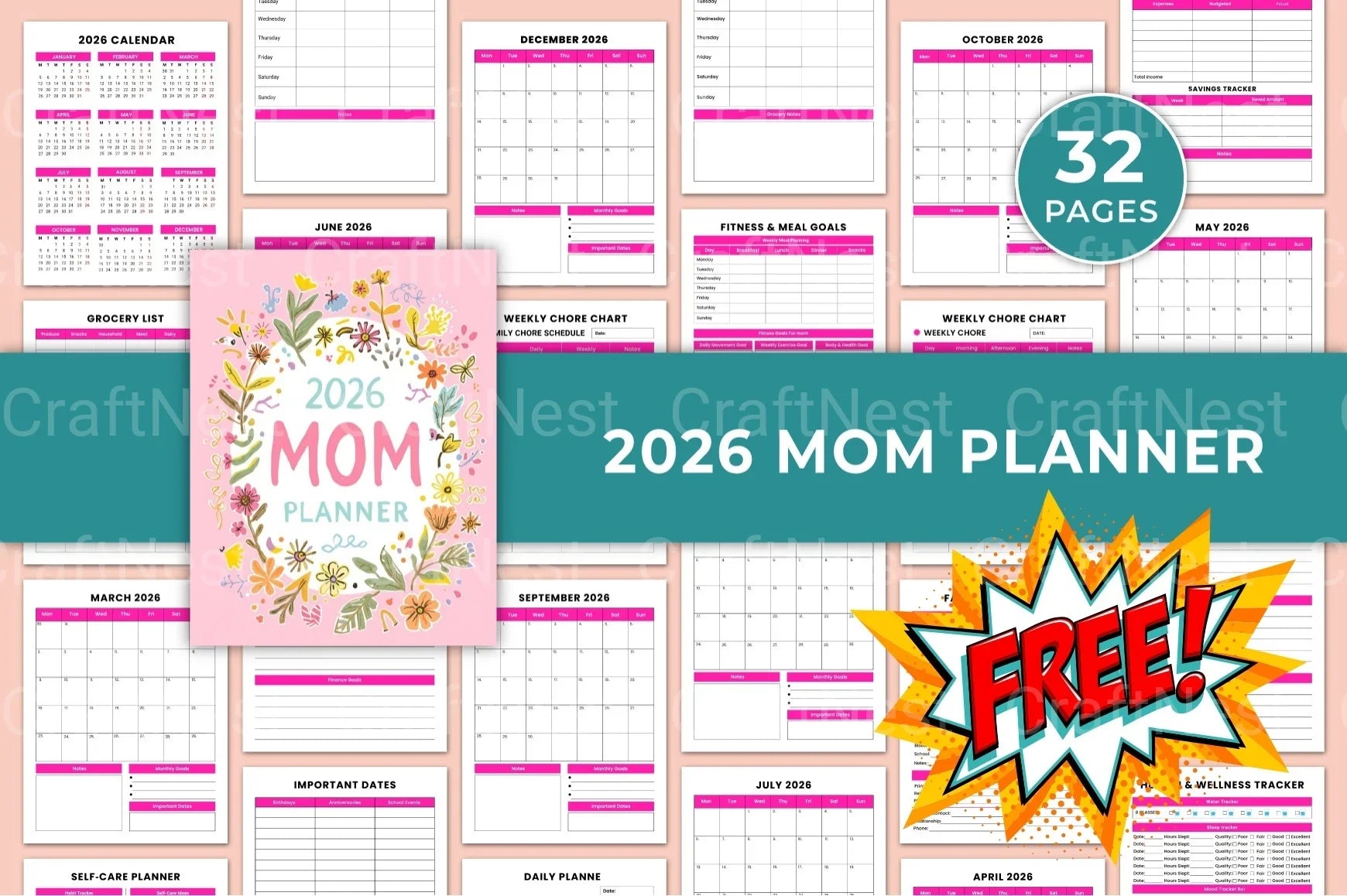 Ultimate Mom Planner for Busy Schedules - CraftNest - Digital Crafting and Art