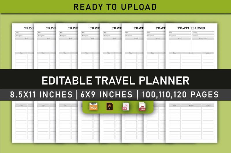 Travel Planner  Bundle - CraftNest - Digital Crafting and Art