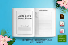 ADHD Daily Weekly Planner - CraftNest - Digital Crafting and Art