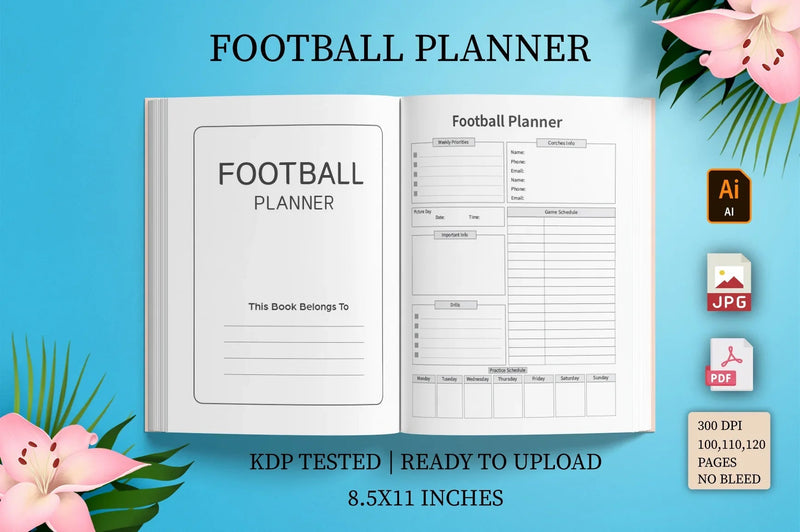Football Planner - CraftNest - Digital Crafting and Art