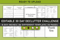 Day Declutter Challenge Planner - CraftNest - Digital Crafting and Art