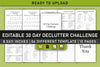 Day Declutter Challenge Planner