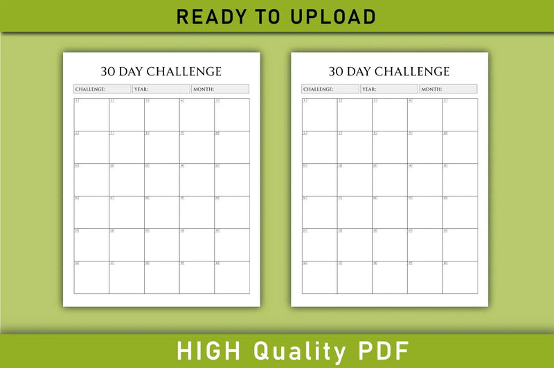 Day Self Care Challenge Planner - Printable Bundle - CraftNest - Digital Crafting and Art