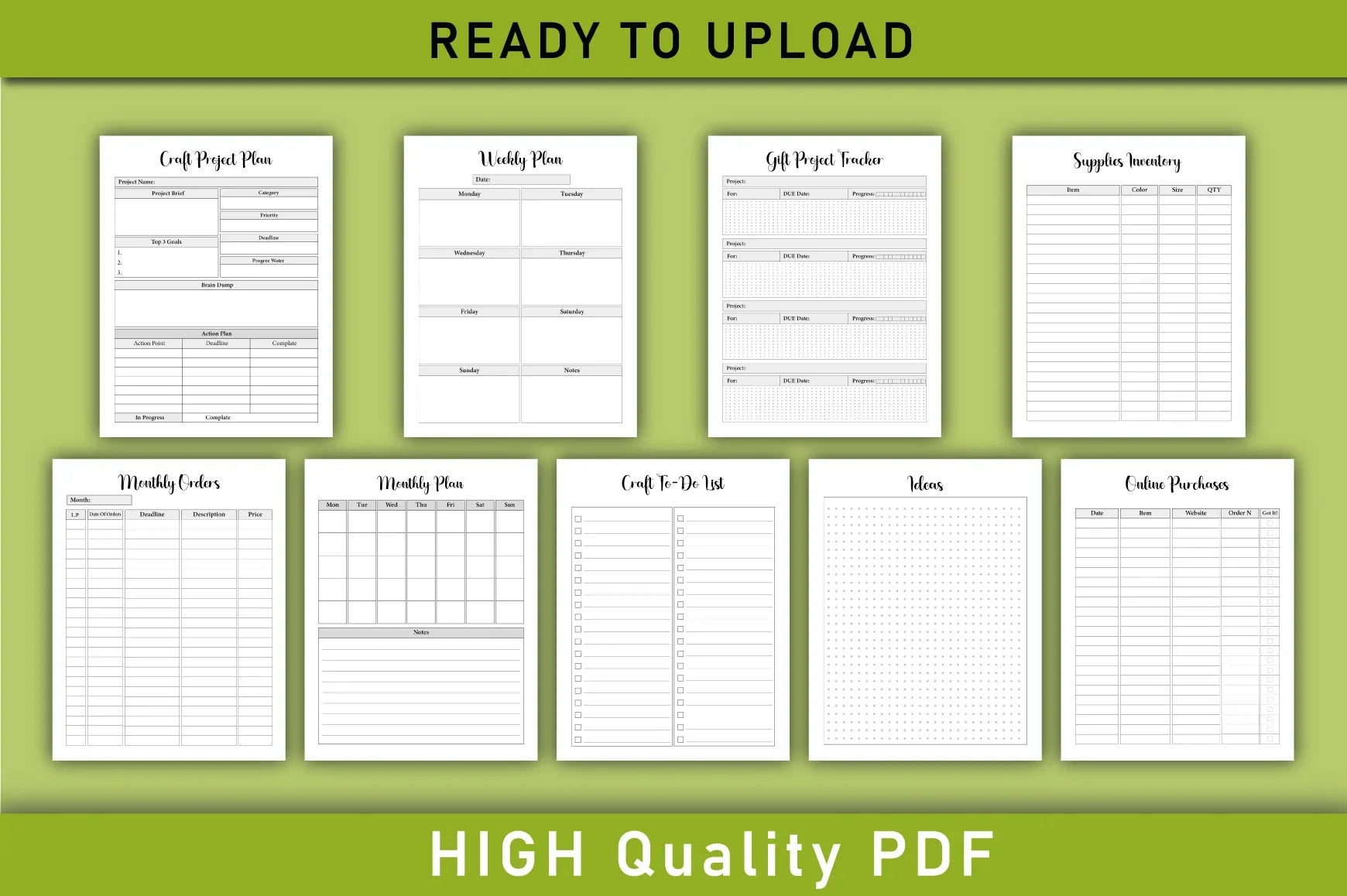 Craft Planner - CraftNest - Digital Crafting and Art