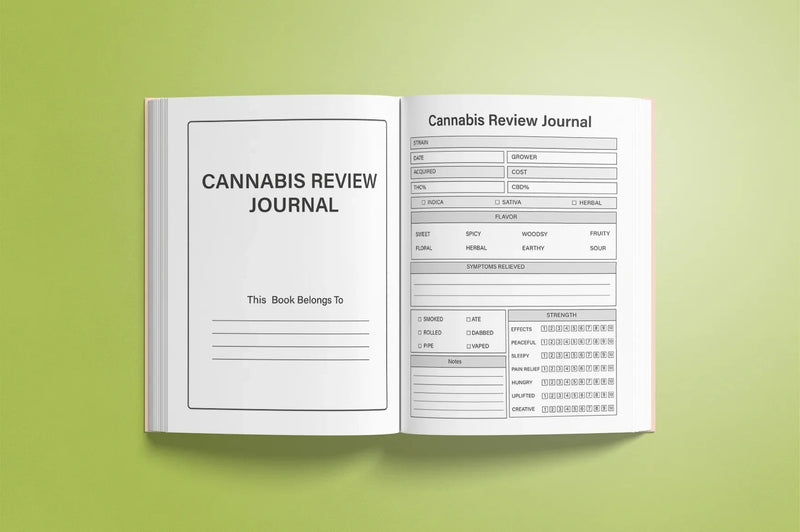 Cannabis Review Planner - CraftNest - Digital Crafting and Art