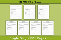 Anti Anxiety Planner - Printable Planner - CraftNest - Digital Crafting and Art
