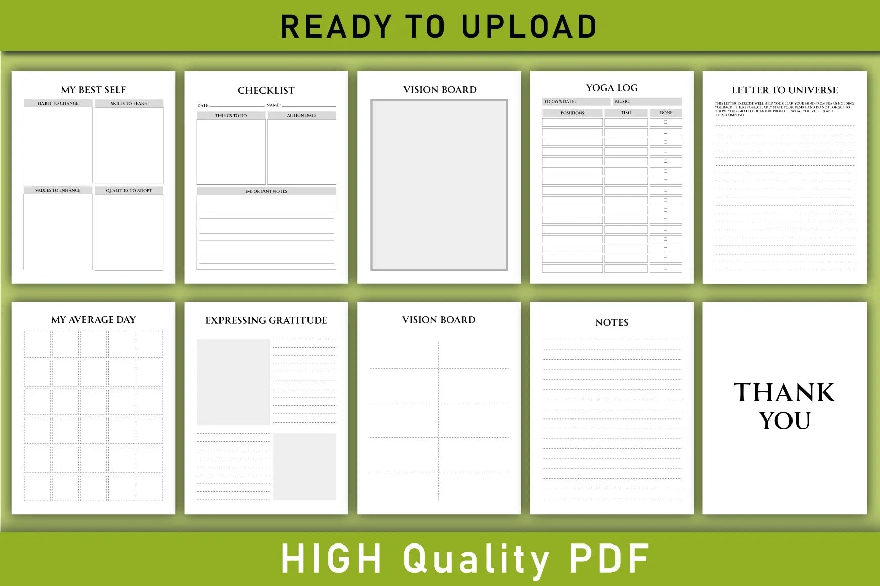 Vision Board Planner - CraftNest - Digital Crafting and Art