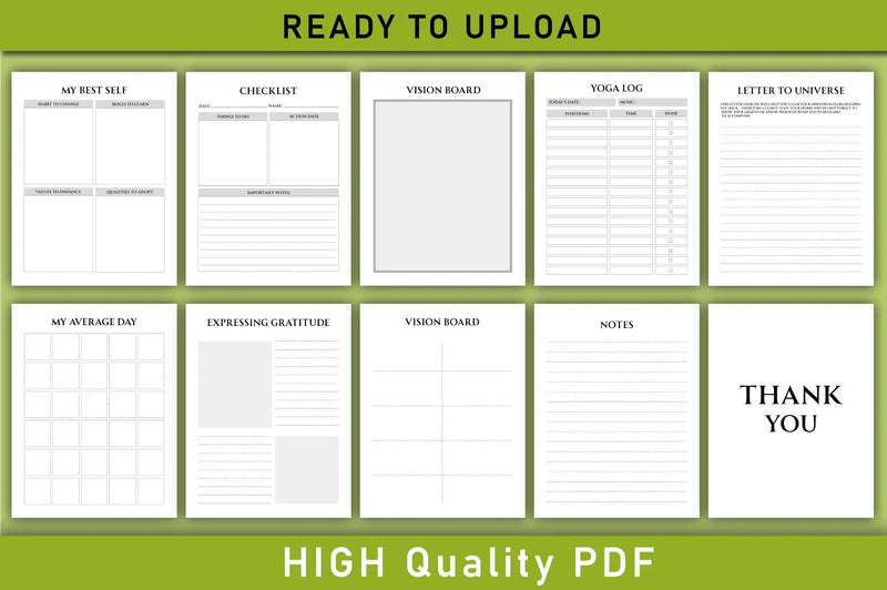 Vision Board Planner - CraftNest - Digital Crafting and Art