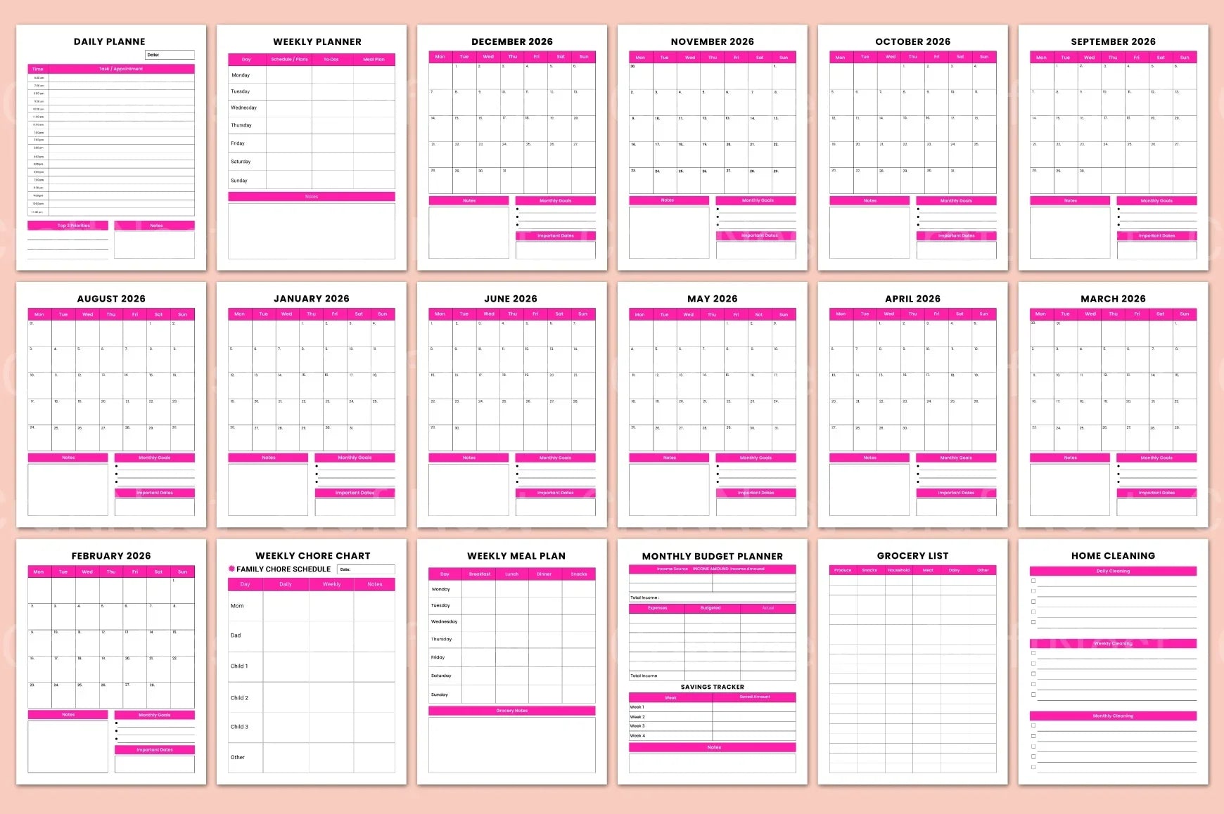 Ultimate Mom Planner for Busy Schedules - CraftNest - Digital Crafting and Art