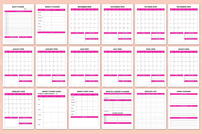 Ultimate Mom Planner for Busy Schedules - CraftNest - Digital Crafting and Art