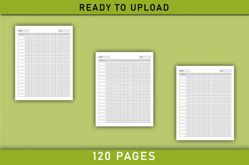 Plant Watering Planner - Printable  Bundle - CraftNest - Digital Crafting and Art