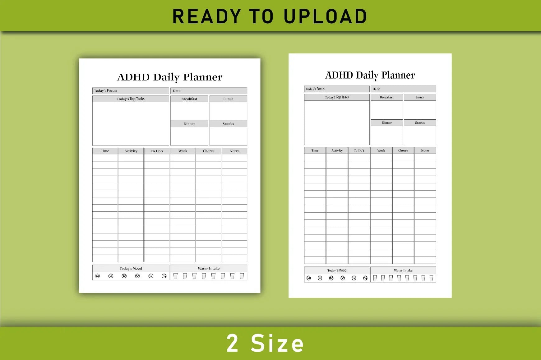 ADHD Daily Planner Bundle - CraftNest - Digital Crafting and Art