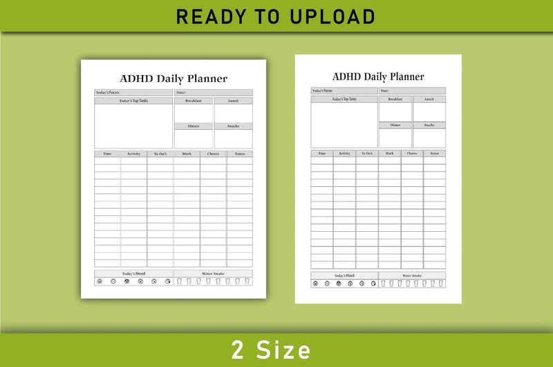 ADHD Daily Planner Bundle - CraftNest - Digital Crafting and Art