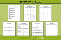Goal Planner  Bundle - CraftNest - Digital Crafting and Art
