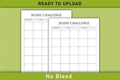 Day Self Care Challenge Planner - Printable Bundle - CraftNest - Digital Crafting and Art