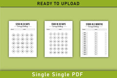 Money Saving Challenges Planner - CraftNest - Digital Crafting and Art