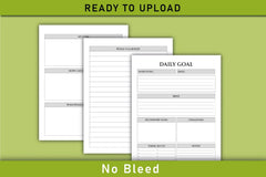 Daily Goal Planner  Bundle - CraftNest - Digital Crafting and Art