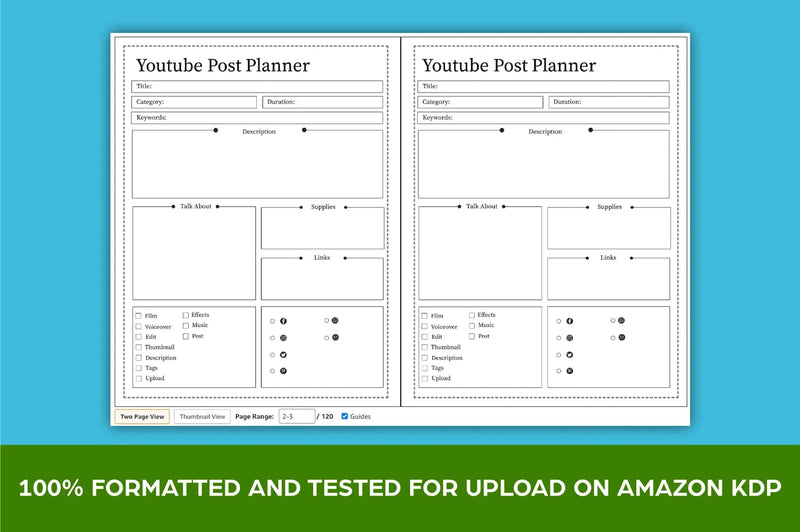 YouTube Post Planner - CraftNest - Digital Crafting and Art